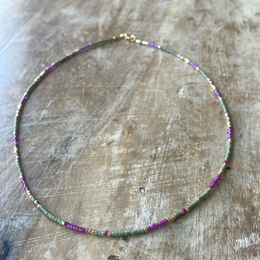 Tiny Seed Bead Necklace